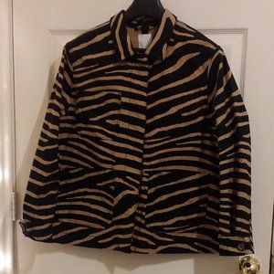 H&M Tiger Print Light Jacket